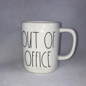 NEW Rae Dunn Out of Office Collectable Coffee  Mug Graphic Home Office Work